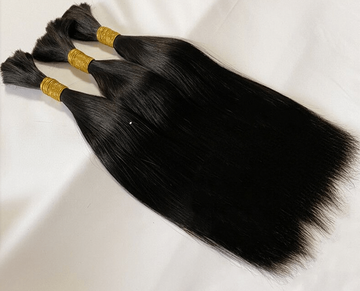 100 percent human hair extensions with natural shine and soft texture